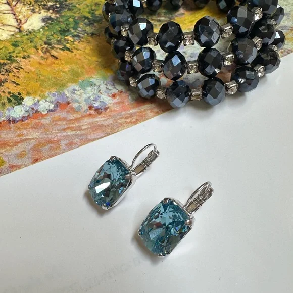 3/50$Bracelet + earrings with blue stone - Picture 12 of 14